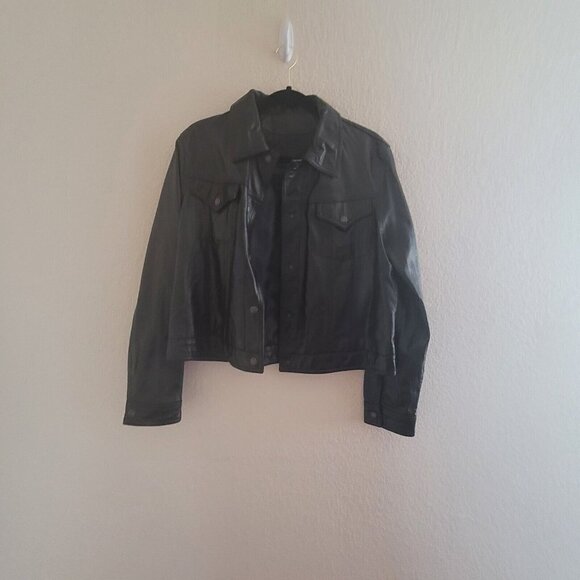 Finity Midnight Leather Jacket - Picture 5 of 12
